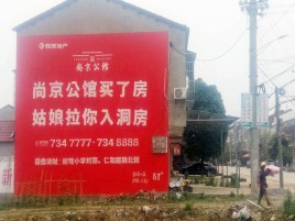 洪雅墙体广告在乡镇、农村市场的媒体优势